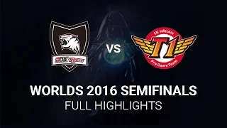 SKT vs ROX Highlights Semifinals All Games, S6 Worlds 2016 Semi final, SK Telecom T1 vs ROX Tigers H