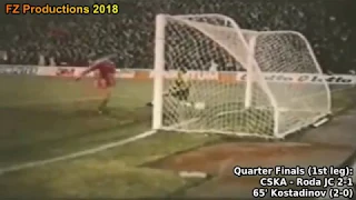 1988-1989 Cup Winners' Cup: CSKA Sofia All Goals (Road to Semifinals)