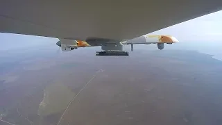 The first use of the Orion drone on an aerial target by Russia