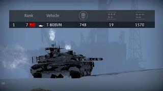 T-80BVM after 1500 kills (ft. Pantsir-S1) | Warthunder