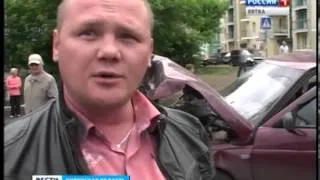 Авария на Хлыновской (ГТРК Вятка)