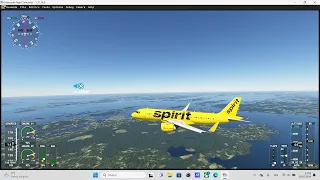 A320 AIRPLANE when landing - microsoft flight simulator 01