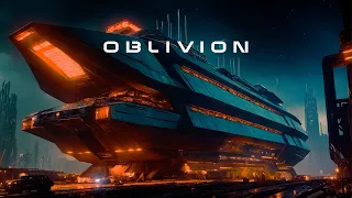 Oblivion | Ambient Sci-fi Dark Dystopian Music | Atmospheric Relaxing Rainy Background