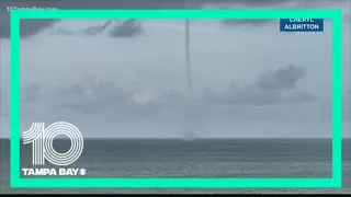 Waterspouts spotted on Pinellas County coastline