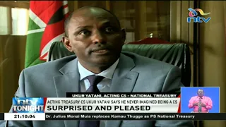 Surprised Ukur Yatani speaks about his humble past, appointment to Treasury