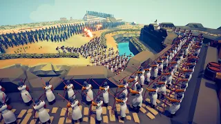 CAN 100x MEDIEVAL SOLDIER DEFEND FORT? - Totally Accurate Battle Simulator TABS