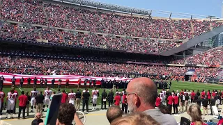 B2 Stealth Bomber Flyover @ Soldier Field 9-10-2017