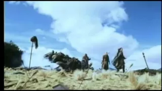 Aragorn kicks Uruk-Hai Helmet