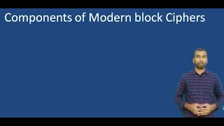 Cryptography and Network Security - Components of Modern Block Cipher