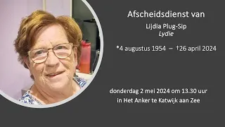 02/05/2024 13.30uur Afscheidsdienst Lijdia Plug-Sip