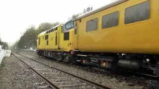 Unique footage of Network Rail's 97301 Departing Llandeilo 24 hrs late with the 1Q29 12/01/2012