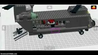 LEGO Boeing CH-47 Chinook Helicopter LDD