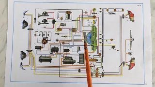 Проводка ГАЗ 21.   Kabelbaum GAZ 21.