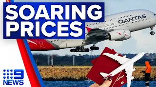 Domestic airfares skyrocket to prices of overseas trip | 9 News Australia