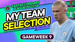 MY FPL GW9 TEAM SELECTION | Saka and Tsimikas time?  | Fantasy Premier League Tips 2023/24