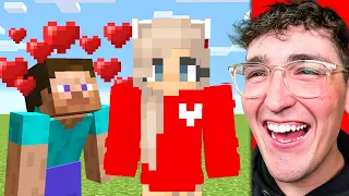 I Fooled My Friend with a FAKE Girl in Minecraft
