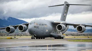 C-17 Globemaster III at Bozeman Yellowstone International Airport