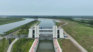 New shipping route on mega water diversion project starts trial operation in China's Anhui