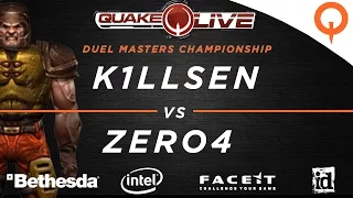 K1llsen vs ZeRo4 - Hektik / Cure / Bloodrun (QuakeCon 2016)