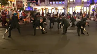 Haunted Mansion gravediggers in Boo-To-You parade at MNSSHP 2019