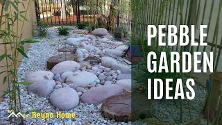 Pebble Garden Ideas Garden Ideas With Pebbles And Pots