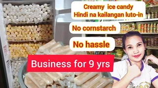 How to make creamy ice candy with complete coasting[business ideas with sari sari store]tweetiebird