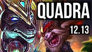 NASUS vs KLED (TOP) | Quadra, 400+ games, 1.0M mastery, Godlike | NA Diamond | 12.13