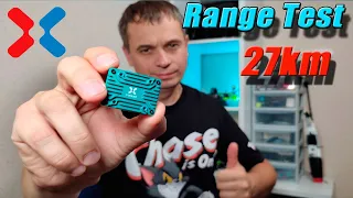 ⚡👍 Улетел на 27km!!! Range Test FOXEER Reaper VTX Extreme