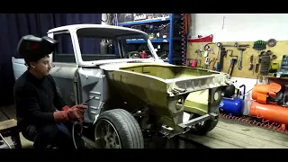 Русский пикап ИЖ 2715 CUSTOM PICKUP #БЕЛЯШ правильная сварка кузова...москвич