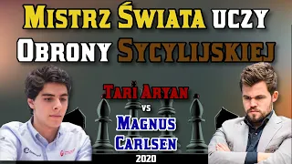 MOZART SZACHÓW i JEGO OBRONA SYCYLIJSKA!!! || Tari Aryan vs Magnus Carlsen, 2020