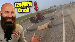 The Craziest Motorcycle Crash in 2021