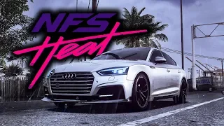 Need for Speed Heat - Audi S5 Sportback 3.0 TFSI 2018 - Gameplay Open World | *Night Drive*