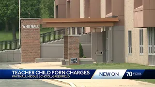 Middle School teacher charged with child pornography