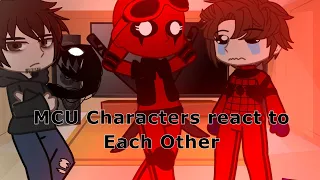 MCU characters react to each other | Eddie/Venom | Deadpool/Wade | Spider-Man/Peter|