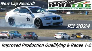 Highlights Improved Production IPRA Tas Qualifying + Races 1-2 Round 3 TCRC Baskerville 2024