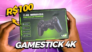 COMPREI o GAME STICK 4K mais BARATO da Shopee com 10.000 JOGOS