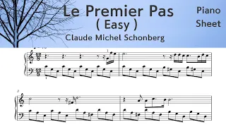 Le Premier Pas ( The First Step) / Easy Piano Music  / Claude Michel Schonberg /  by SangHeart Play