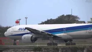 [飛]ANA B777-200 JA8197 Take off Naha Airport RWY36 OKA / ROAH