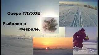 Зимняя рыбалка на озере Глухое. Февраль. Рыбалка на окуня 2020.