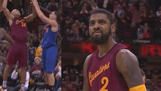 Kyrie Irving Game Winner vs Warriors Christmas! Richard Jefferson Dunks on Klay Thompson!