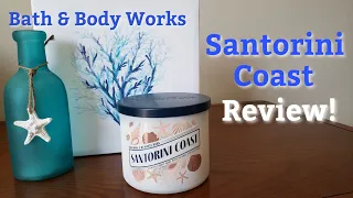 Bath & Body Works Santorini Coast Candle Review