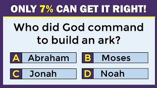 BIBLE QUIZ: ONLY A BIBLE GENIUS CAN SCORE 20/20 | #challenge 20