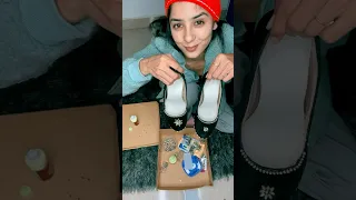 How to turn an old heels to new🤩 | Anju Mor | #trendingonshorts #ytshort #heels