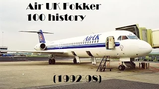 Fleet History - Air UK Fokker 100 (1992-98)