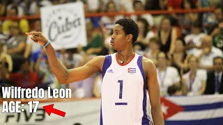 Wilfredo Leon When He Was 17 Years Old | Monster of the Vertical Jump (HD)