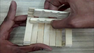 How to Make Doll Furniture Chairs and Table With Clothespin or Pegs