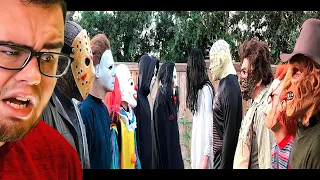 The ULTIMATE HALLOWEEN Fight REACTION! (Pennywise, Jason, Freddy, Micahel Myers)