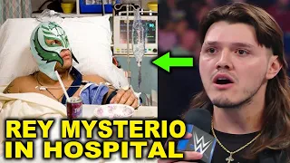 Rey Mysterio in Hospital After Attack by Santos Escobar on WWE SmackDown as Dominik is Shocked
