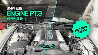 My E38 Restoration - Episode 7: Engine Finished and looking Factory Fresh!