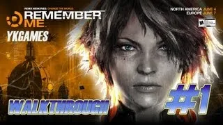 Remember Me Walkthrough Part 1 No Commentary [HD]